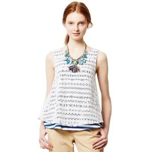 Postmark Anthropologie Lace‎ Tank. Size S.